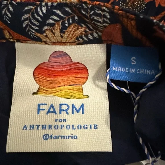 Farm Rio Pleated Crepe Midi Skirt/Anthropologie/ Size: S - Picture 6 of 12